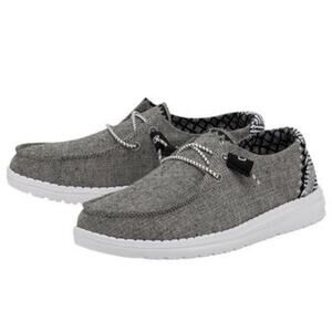 Hey Dude Women's Wendy Shoes in Chambray Onyx